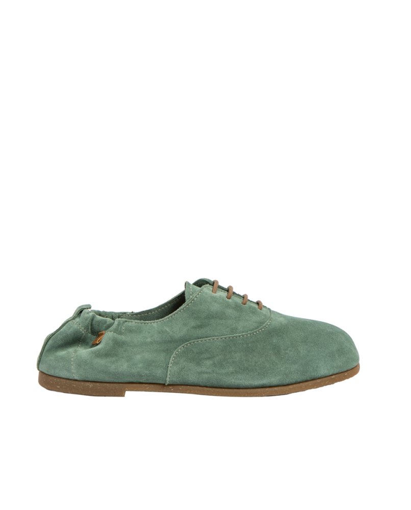 N5537 SILK SUEDE JADE / CROCHÉ