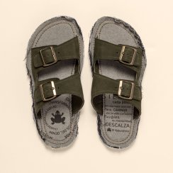 N598 NOBUCK LAVADO KAKI/ RECYCLUS UNISEX