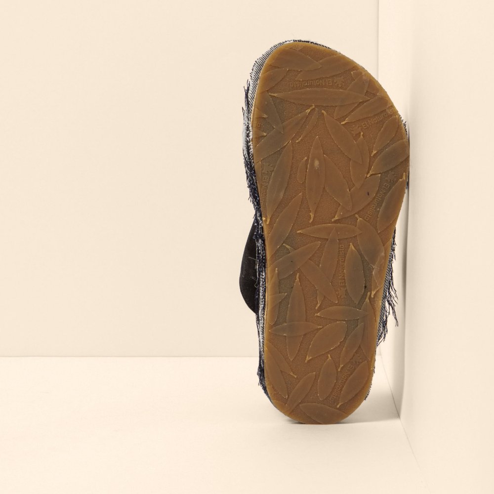 N598 NOBUCK LAVADO BLACK/ RECYCLUS UNISEX