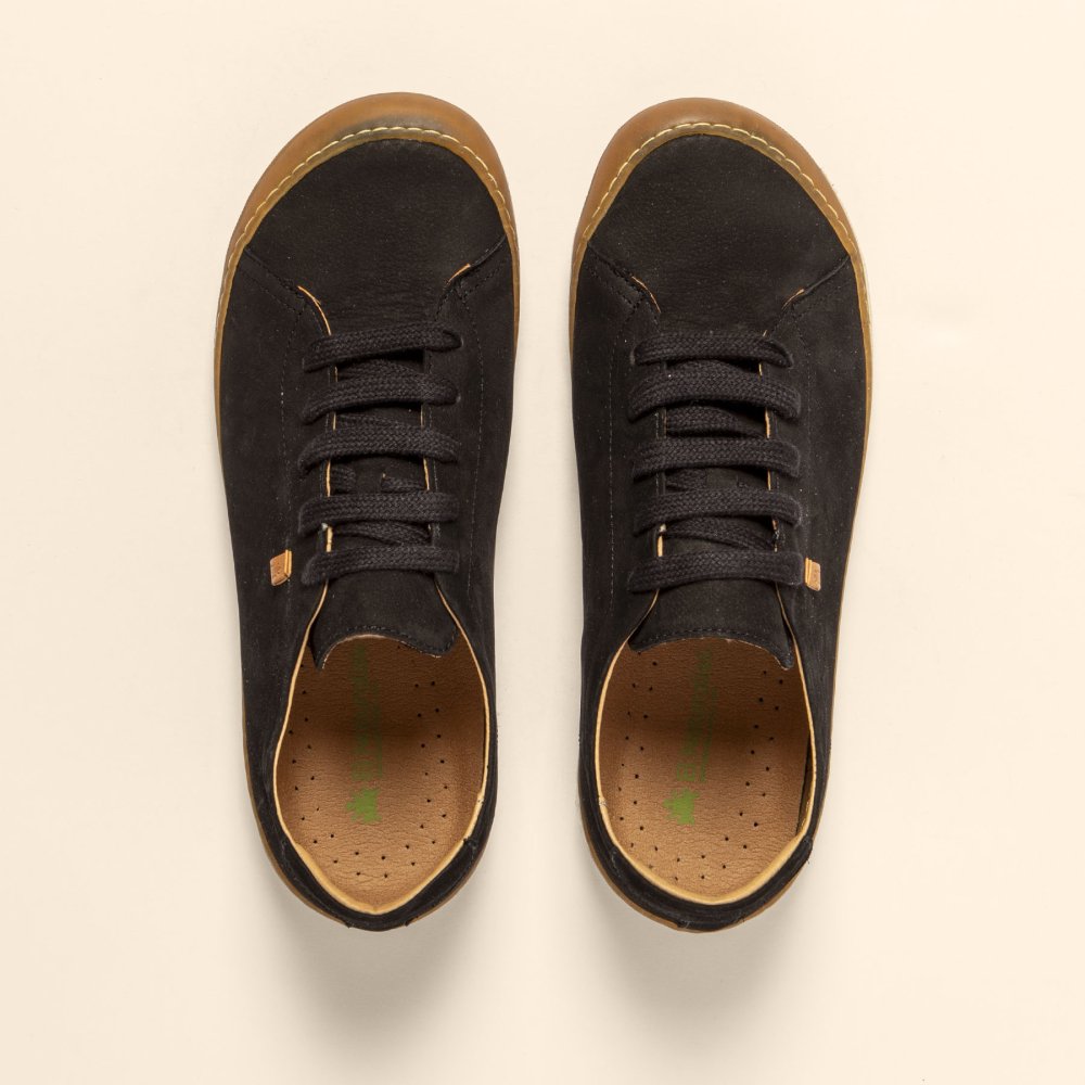 N5770 NOBUCK LAVADO BLACK/PAWIKAN