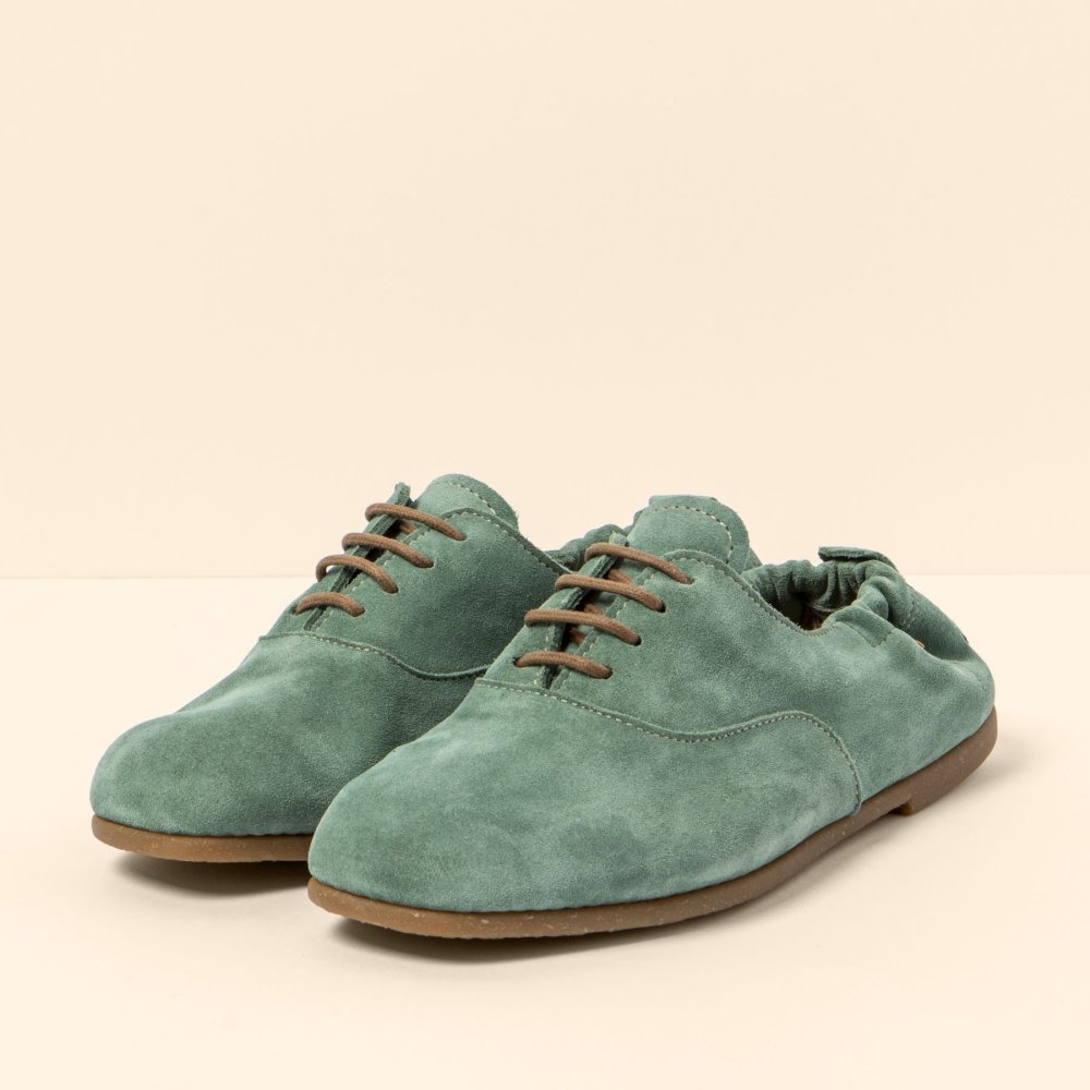 N5537 SILK SUEDE JADE / CROCHÉ