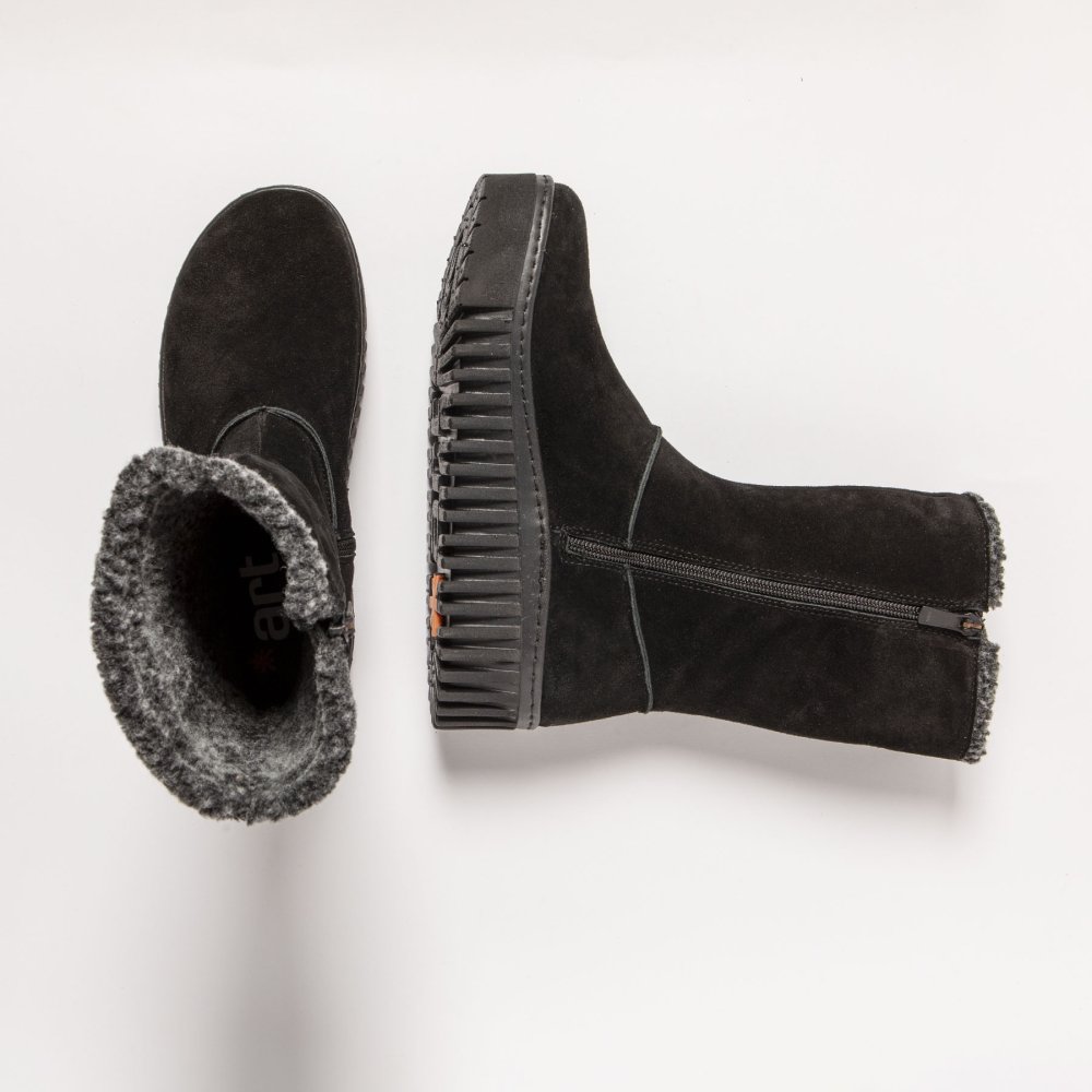 1511 SILK SUEDE BLACK/BRIGHTON