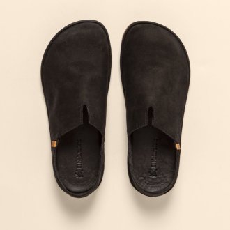 N5673L NOBUCK LAVADO BLACK/ BARE