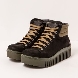 1532 NOBUCK BLACK-KAKI/BRIGHTON