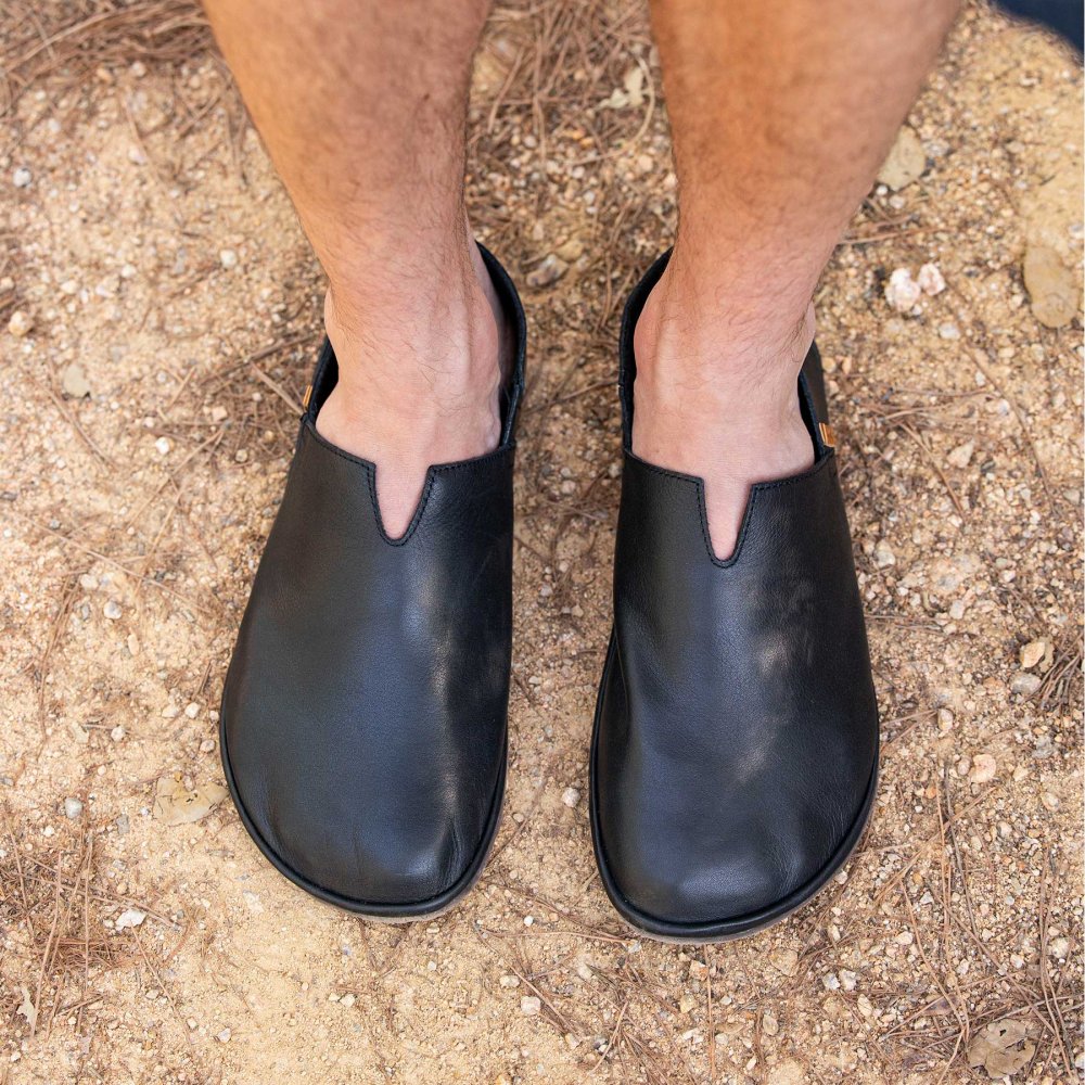 N5673L NOBUCK LAVADO BLACK/ BARE