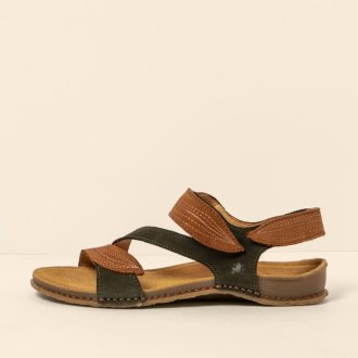 N5810S NOBUCK LAVADO KAKI-CUERO/ PANGLAO