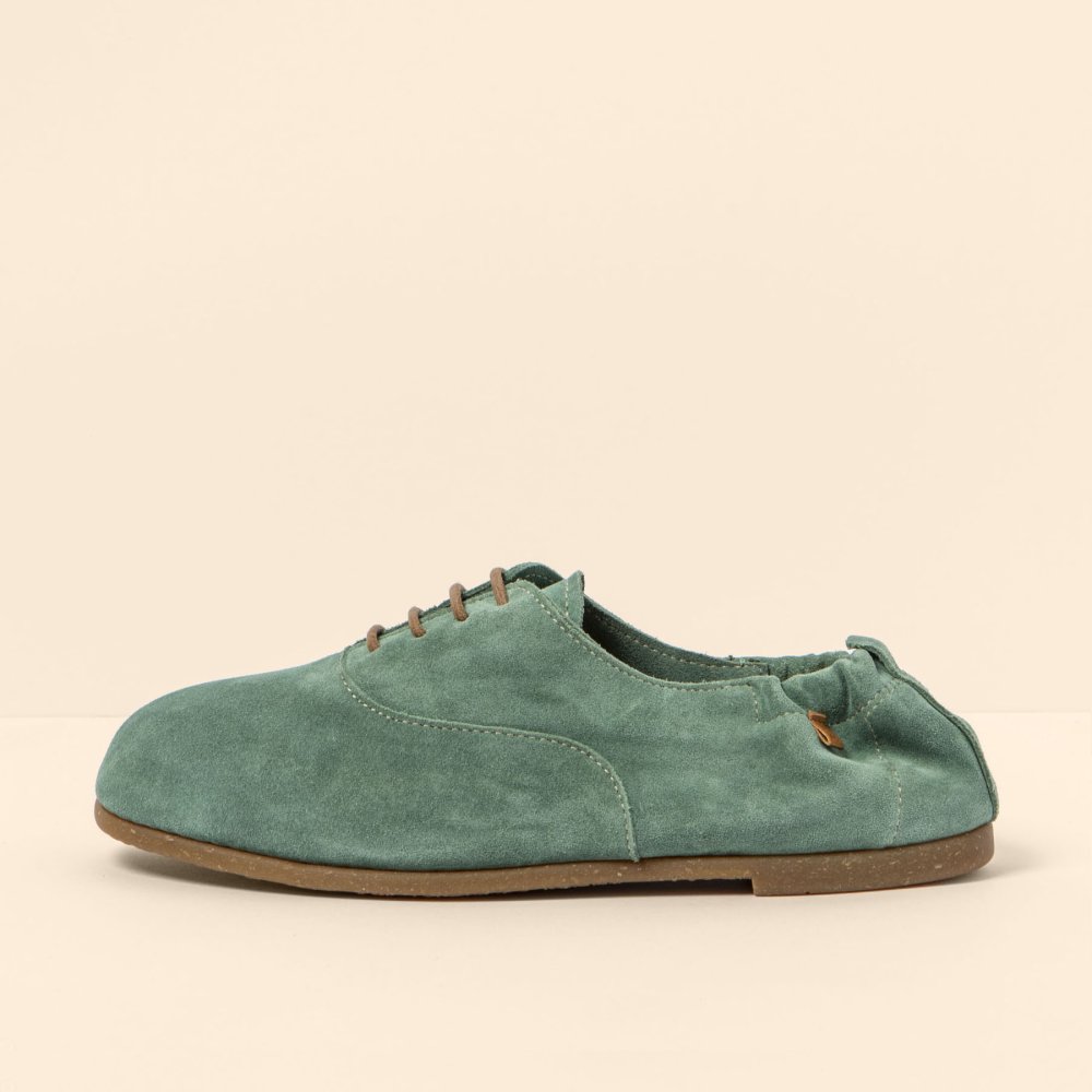 N5537 SILK SUEDE JADE / CROCHÉ
