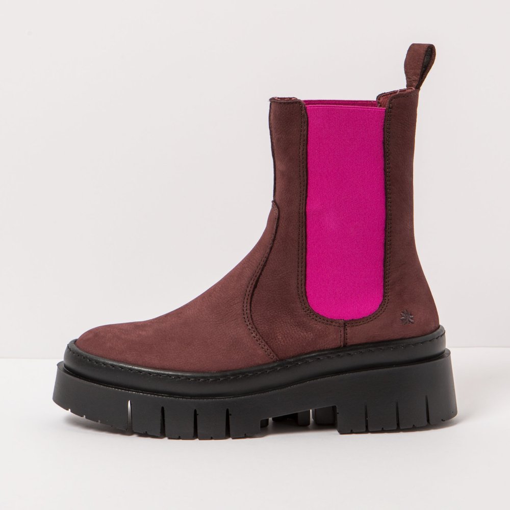 1954 NOBUCK BURDEOS-FUCSIA/AMBERES