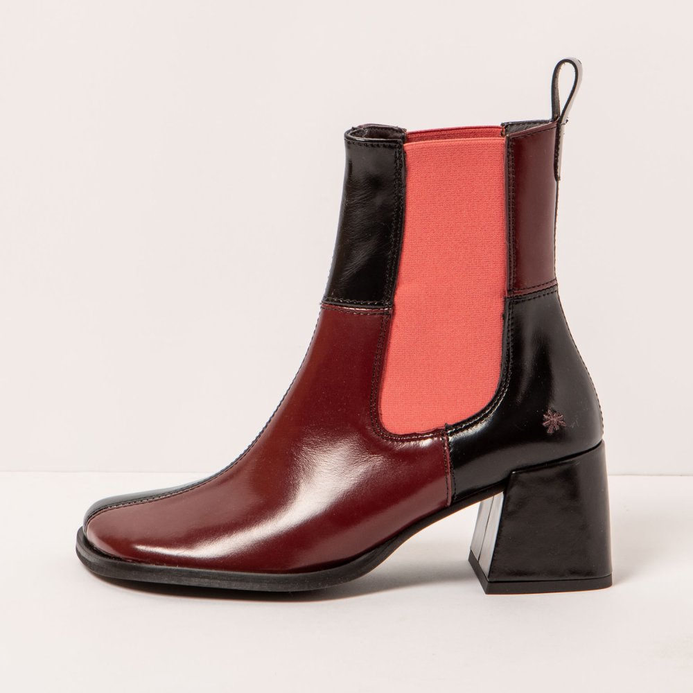 1707 NAPPA SHINNY BURDEOS-BLACK/ VERONA