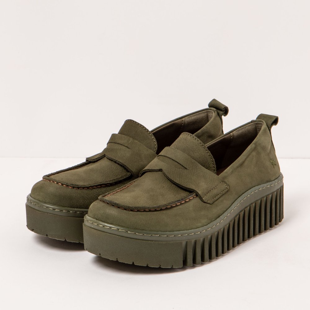 1530 NOBUCK KAKI/BRIGHTON