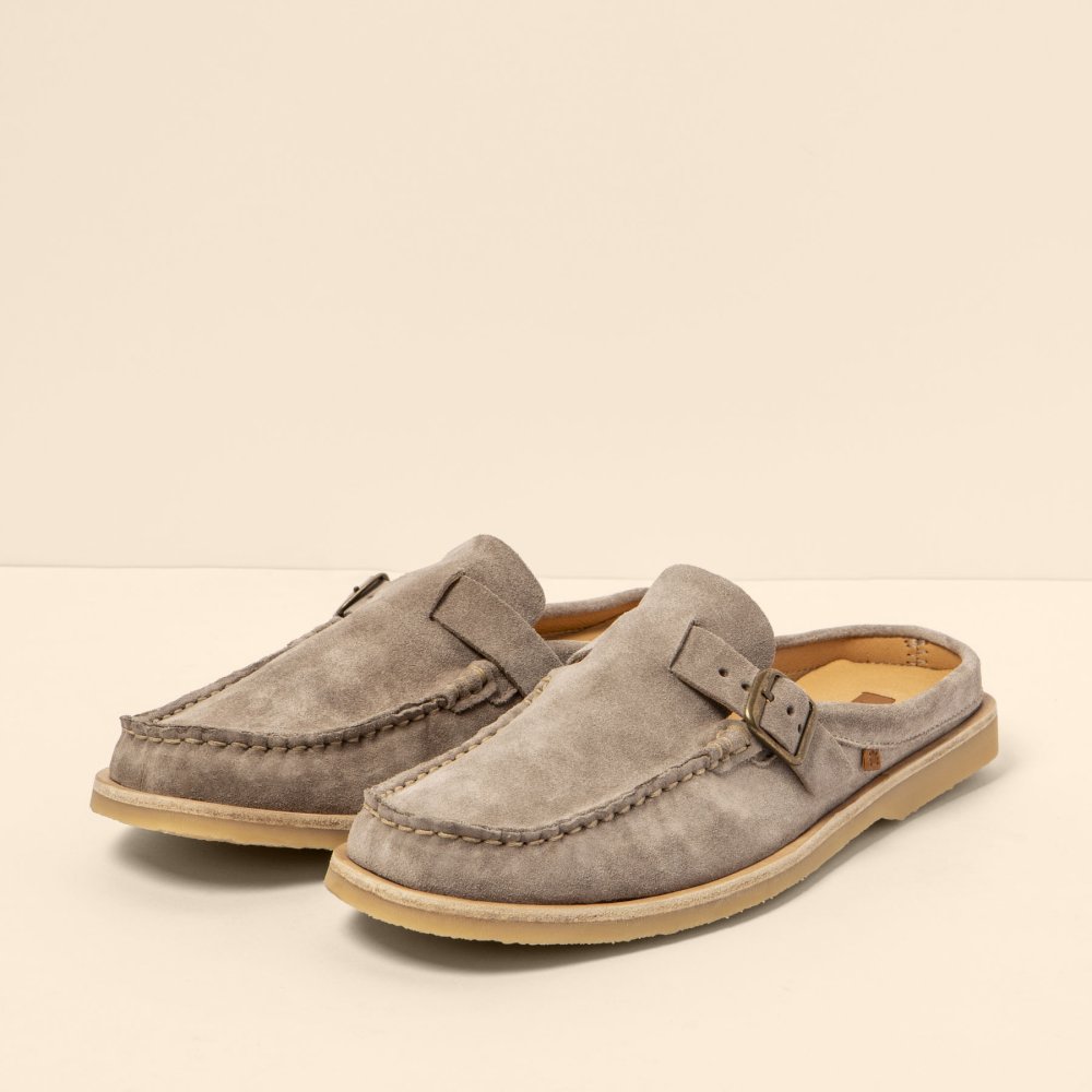 N5965 SILK SUEDE TAUPE/PLANTAE