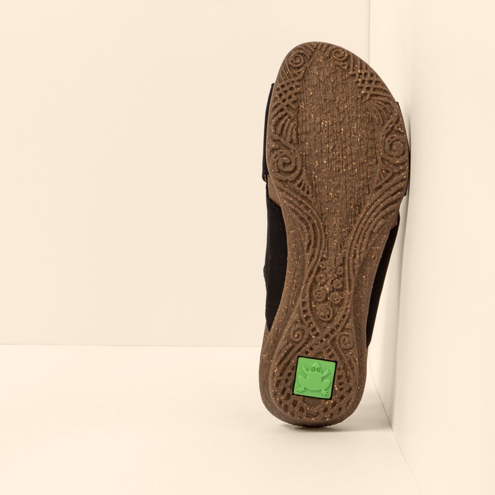 N5558 NOBUCK LAVADO BLACK / WAKATAUA