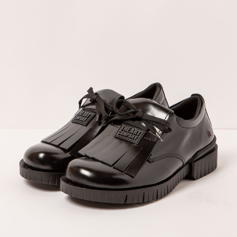 1835S NAPPA SHINNY BLACK /OXFORD