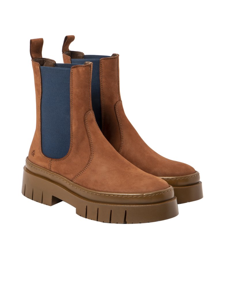 1954 NOBUCK CUERO-COBALTO/AMBERES