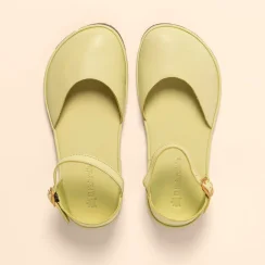 N5683 SOFT NAPPA LIME/ BARE SANDALS