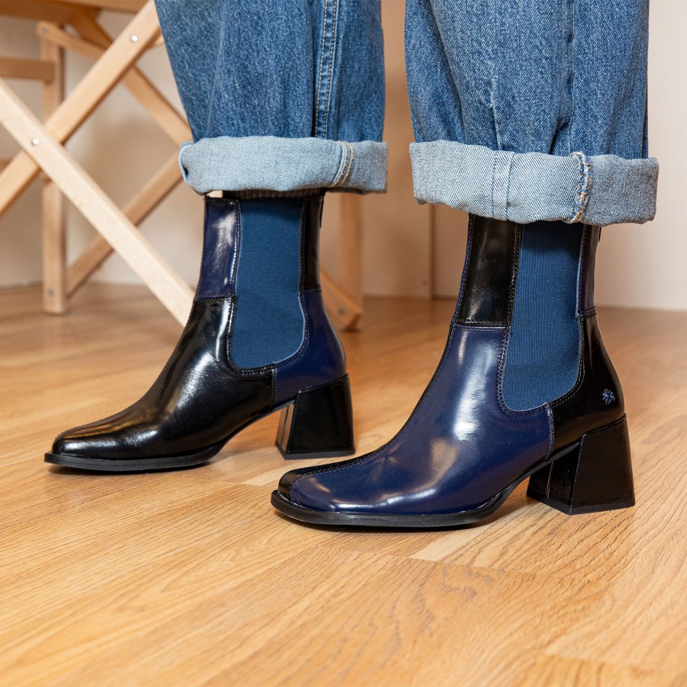 1707 NAPPA SHINNY BURDEOS-BLACK/ VERONA