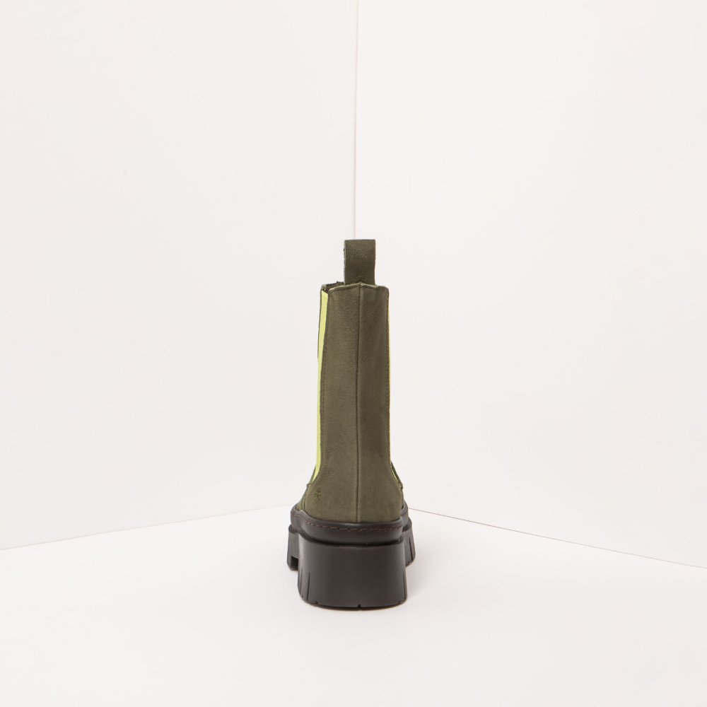 1954 NOBUCK KAKI-PISTACHO/AMBERES