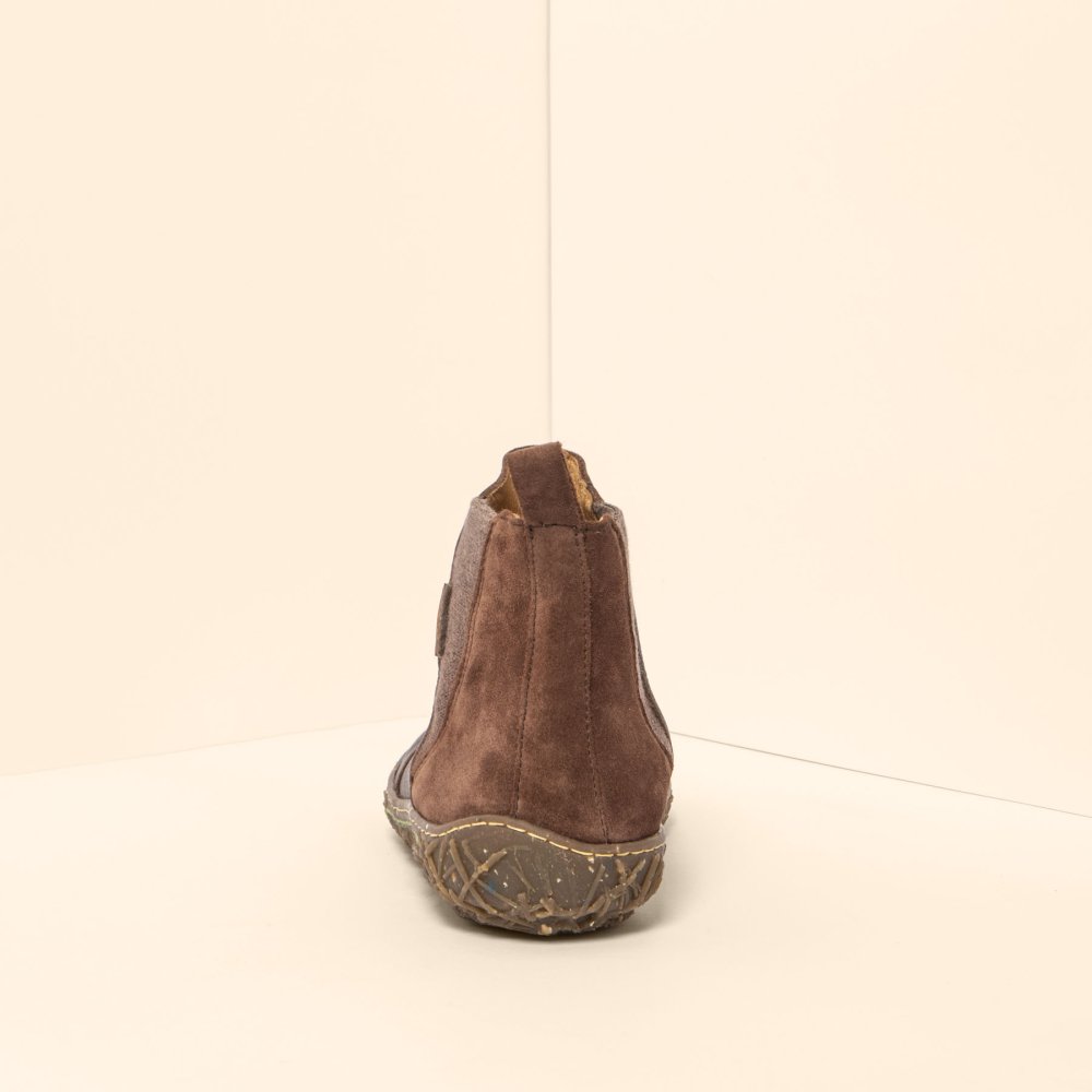 N786 NATURAL GRAIN-SILK SUEDE BROWN/ NIDO