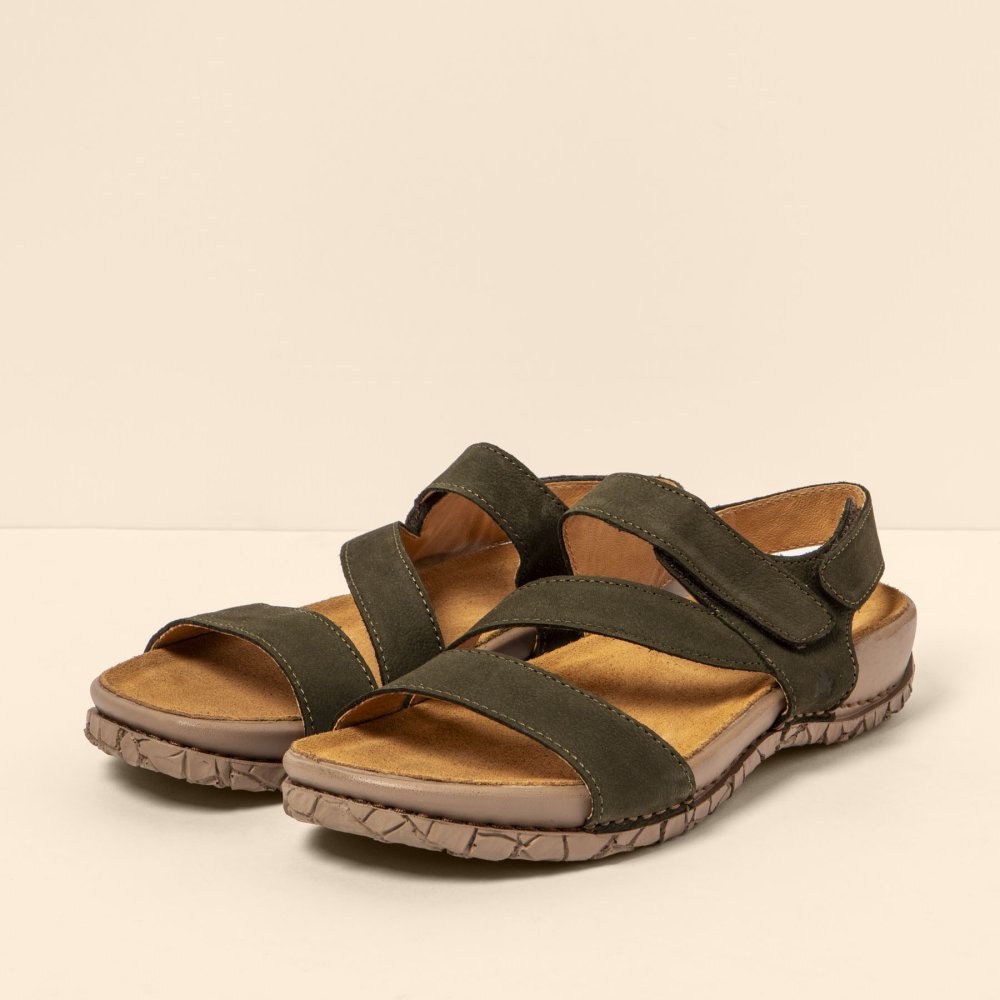 N5860 NOBUCK LAVADO KAKI / TABERNAS