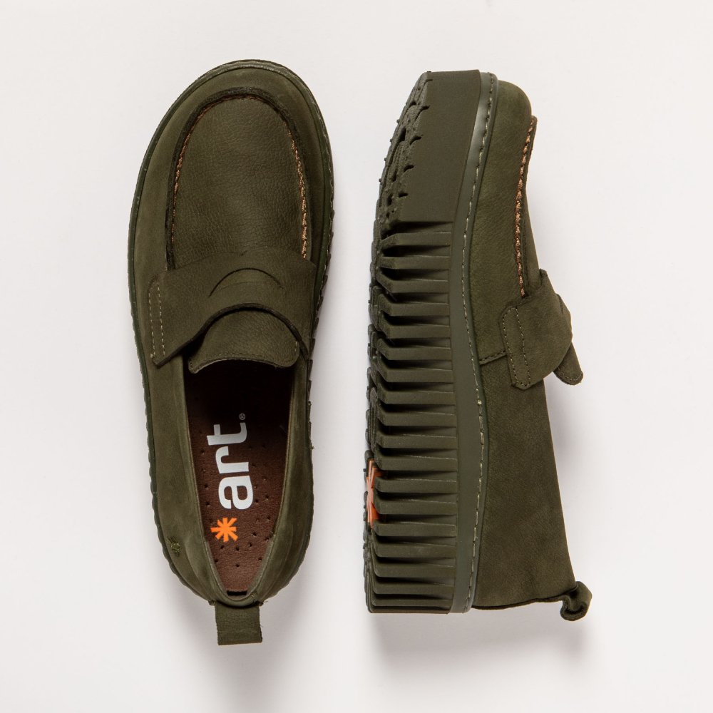 1530 NOBUCK KAKI/BRIGHTON