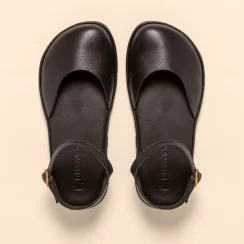 N5683 SOFT NAPPA BLACK/ BARE SANDALS