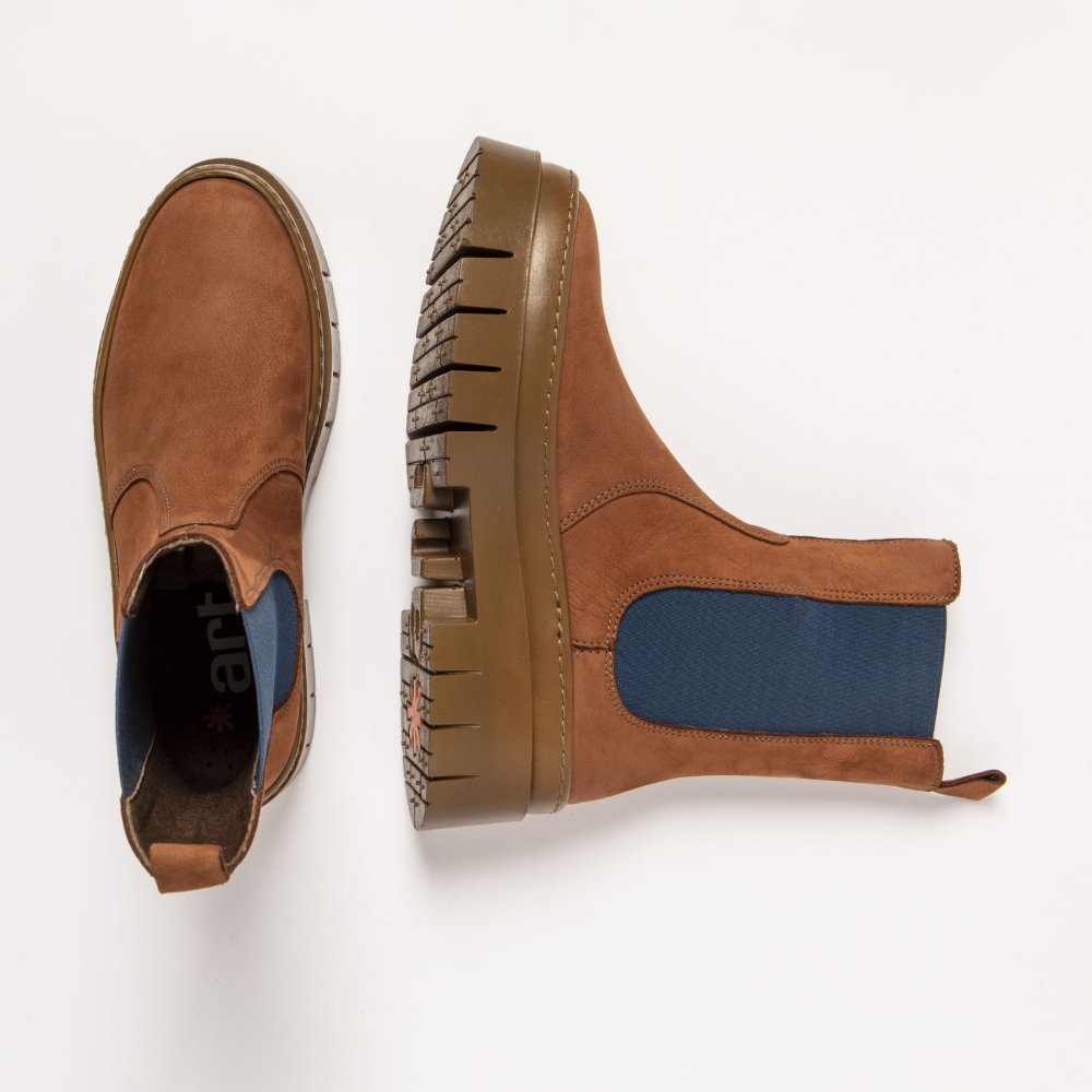 1954 NOBUCK CUERO-COBALTO/AMBERES