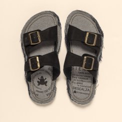 N598 NOBUCK LAVADO BLACK/ RECYCLUS UNISEX