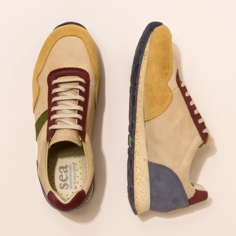 NSP02 MULTI LEATHER MULTI CAMEL/ SEA PROJECT