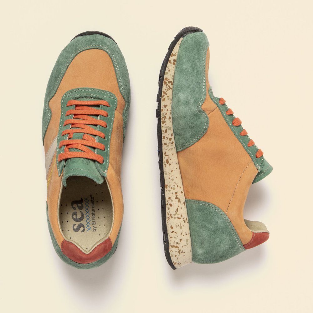 NSP02 MULTI LEATHER MULTI PEACH/ SEA PROJECT