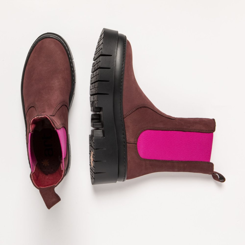 1954 NOBUCK BURDEOS-FUCSIA/AMBERES