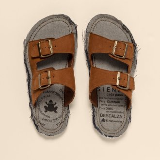 N598 NOBUCK LAVADO CUERO/ RECYCLUS UNISEX