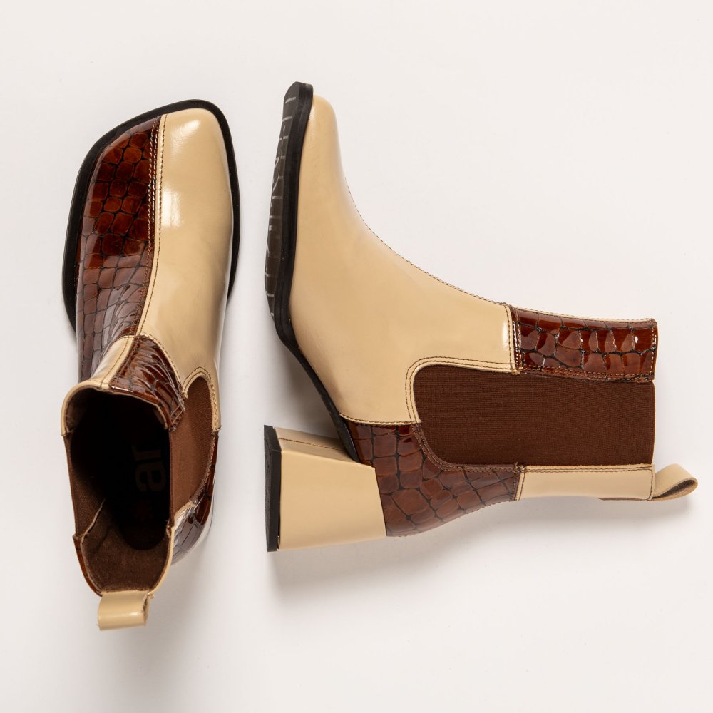 1707 NAPPA SHINNY CUERO-CHAMPAGNE/ VERONA