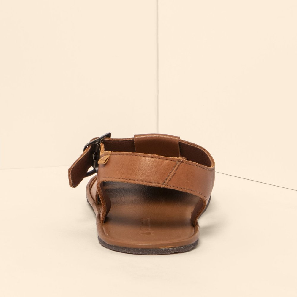 N5681 SOFT NAPPA CUERO/ BARE SANDALS