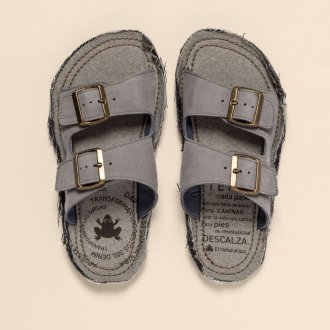 N598 NOBUCK LAVADO DENIM/ RECYCLUS UNISEX