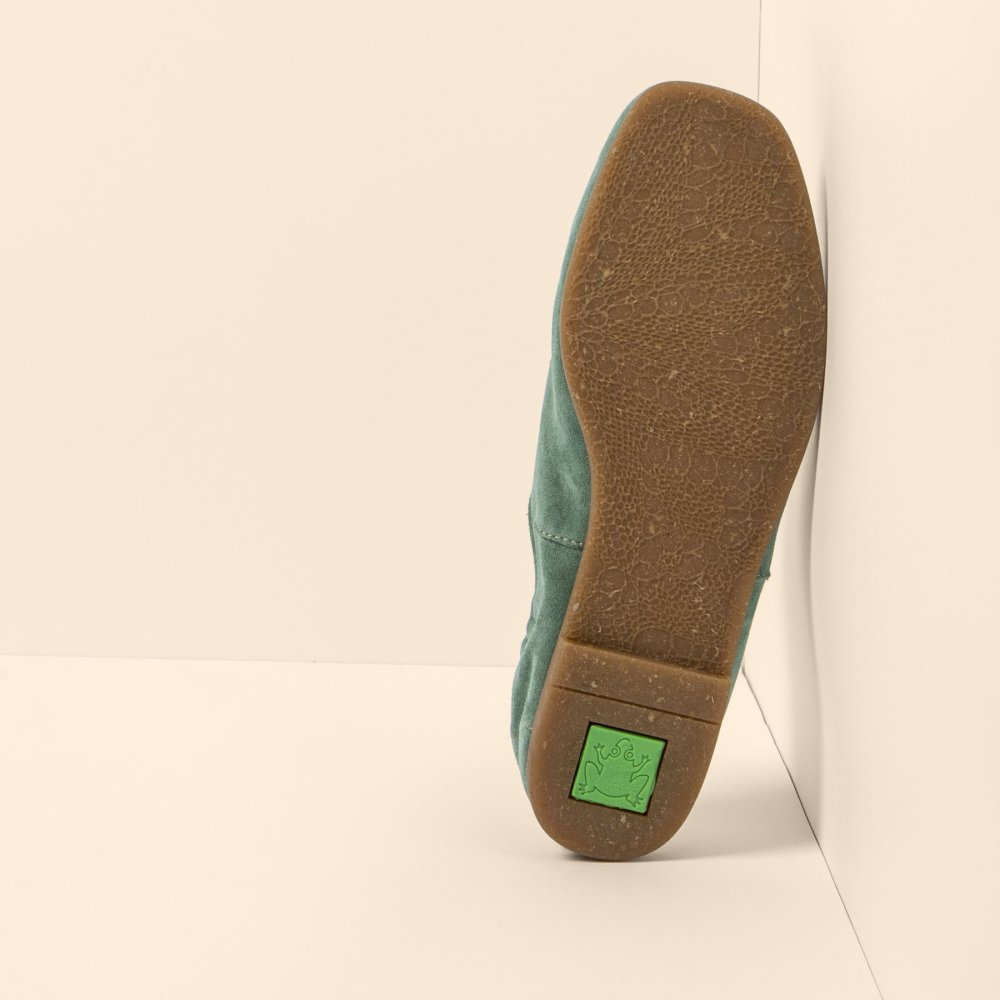 N5537 SILK SUEDE JADE / CROCHÉ