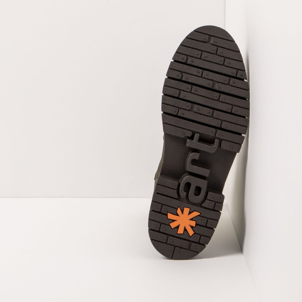 1954 NOBUCK KAKI-PISTACHO/AMBERES