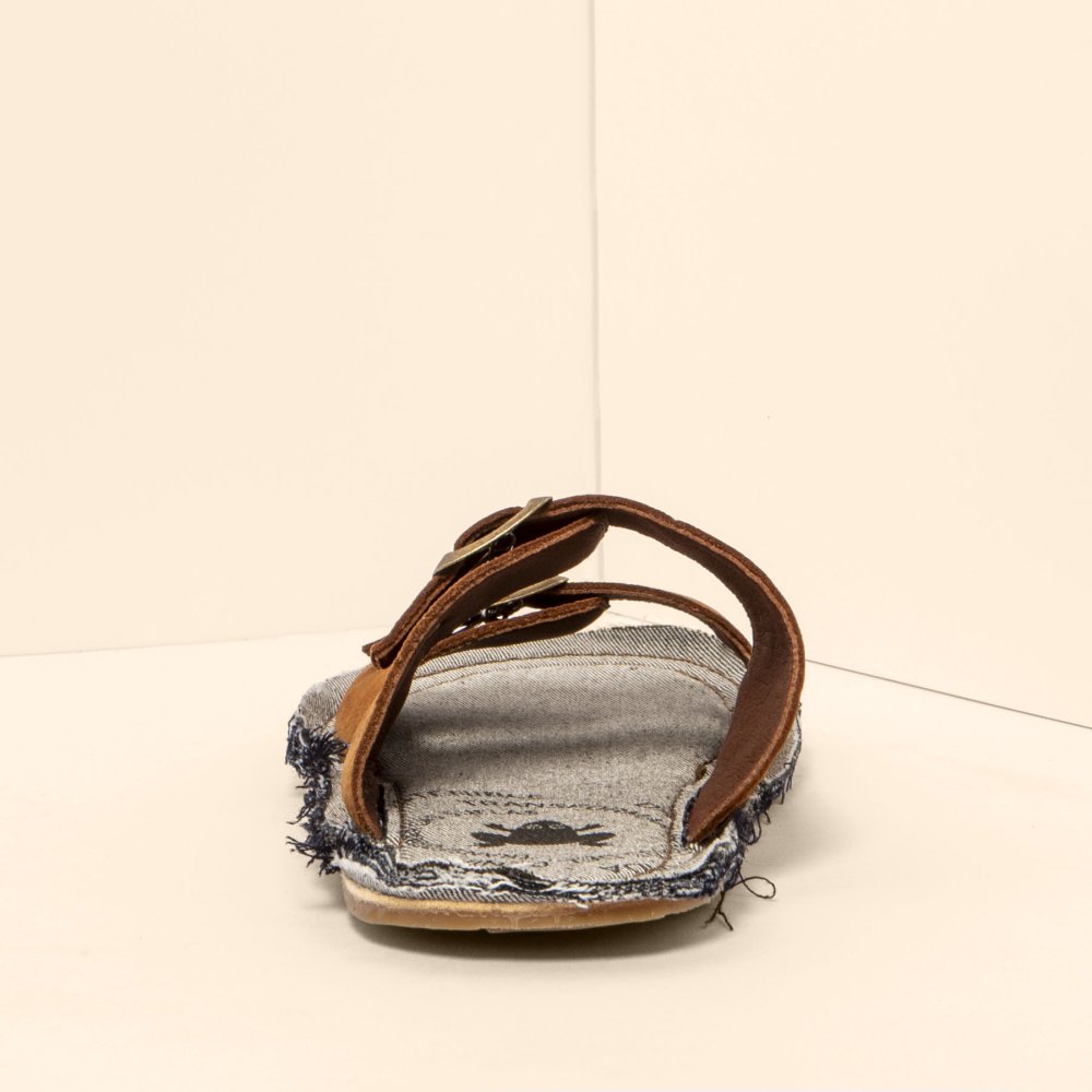 N598 NOBUCK LAVADO CUERO/ RECYCLUS UNISEX