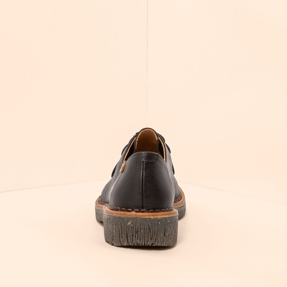 N5584 SOFT NAPPA BLACK/ VOLCANO