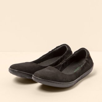 N5300 NOBUCK LAVADO BLACK-BLACK/ CORAL