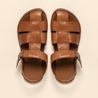 N5681 SOFT NAPPA CUERO/ BARE SANDALS