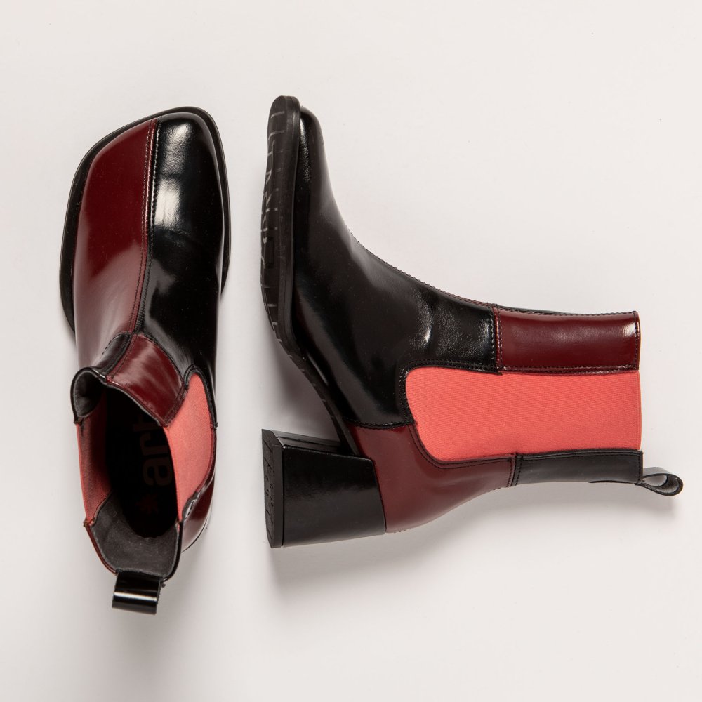 1707 NAPPA SHINNY BURDEOS-BLACK/ VERONA