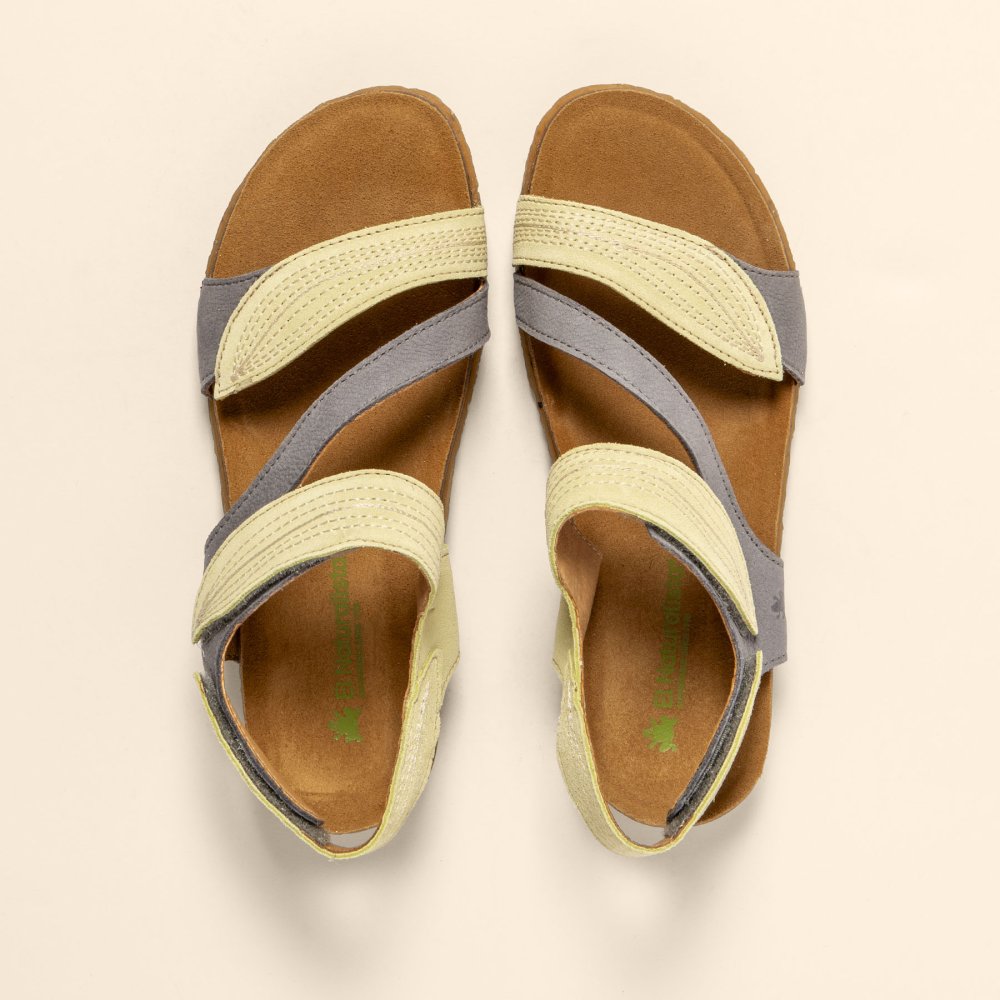 N5810S NOBUCK LAVADO DENIM-LIME/ PANGLAO