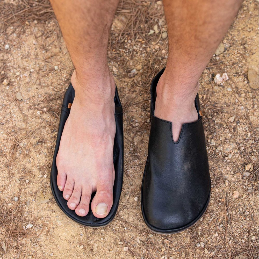 N5673L NOBUCK LAVADO BLACK/ BARE