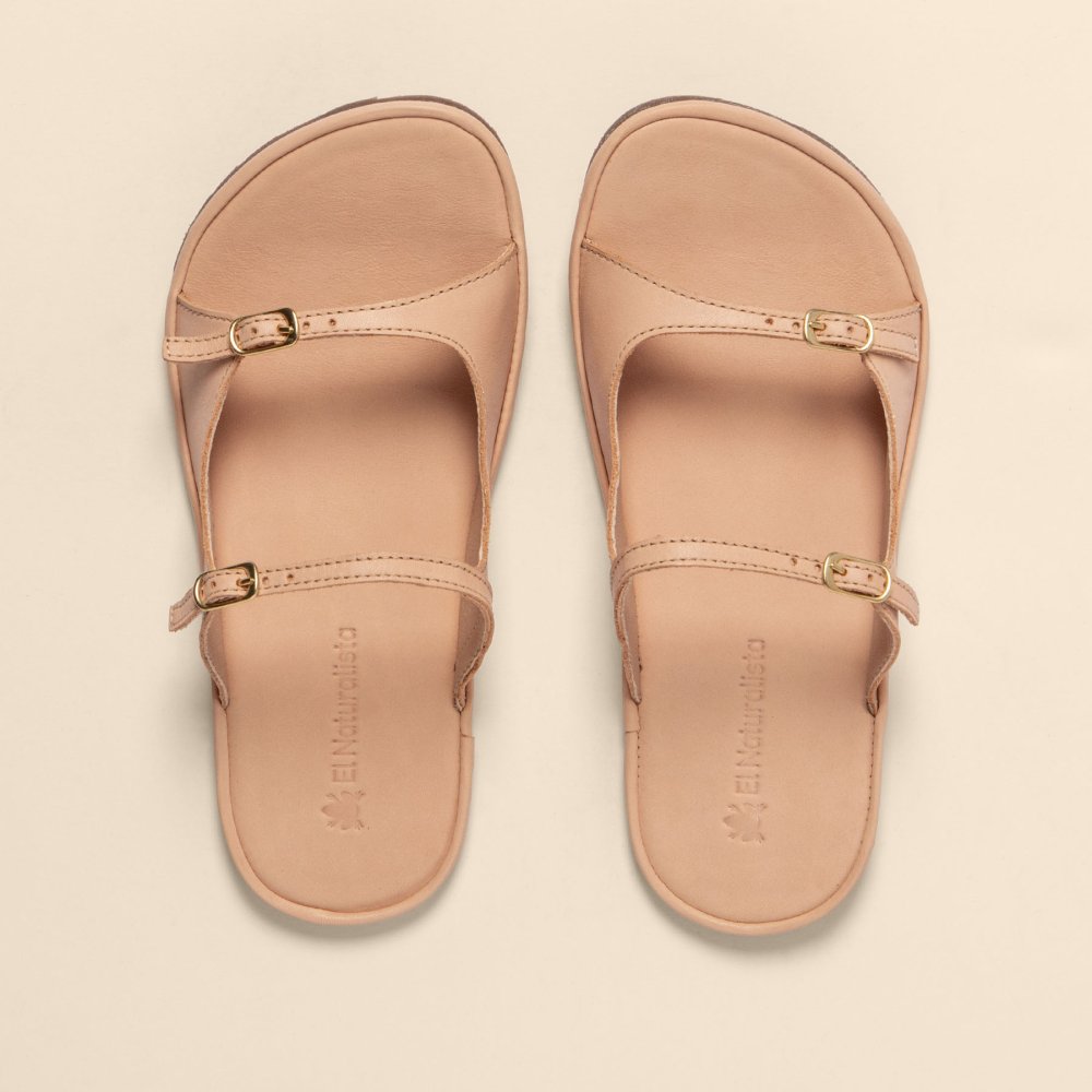N5684 SOFT NAPPA SALMON/ BARE SANDALS