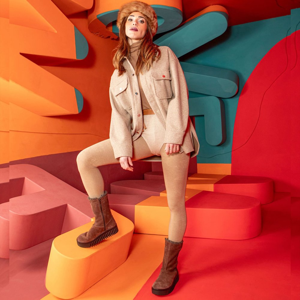 1511 SILK SUEDE BLACK/BRIGHTON