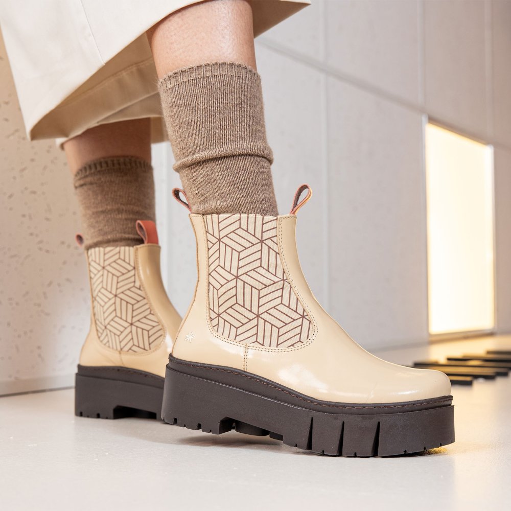 1766 NAPPA SHINNY NAVY-FLAMINGO / LEEDS