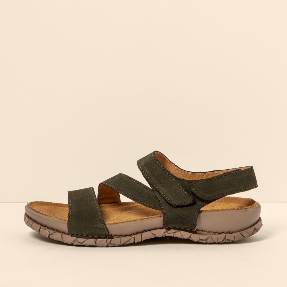 N5860 NOBUCK LAVADO KAKI / TABERNAS