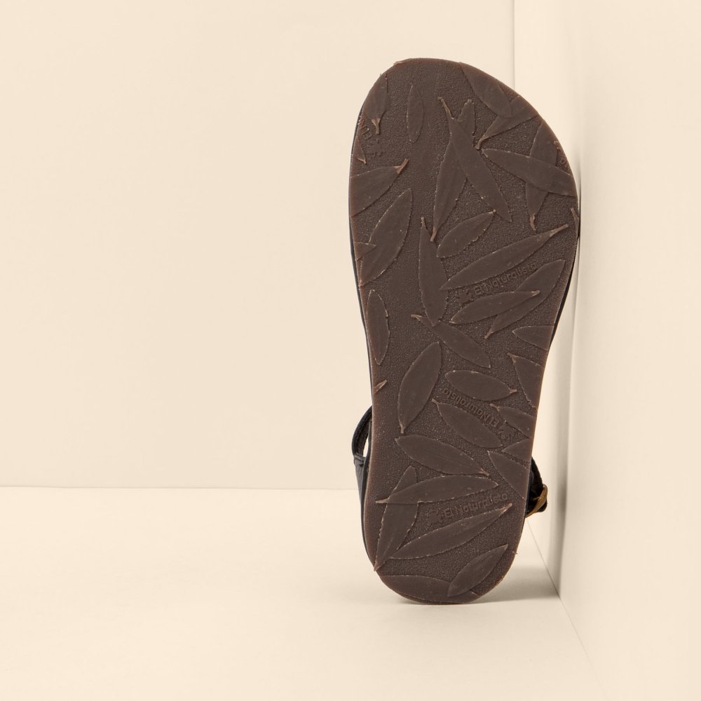 N5683 SOFT NAPPA BLACK/ BARE SANDALS